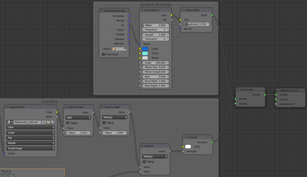 Combining node shaders in Blender